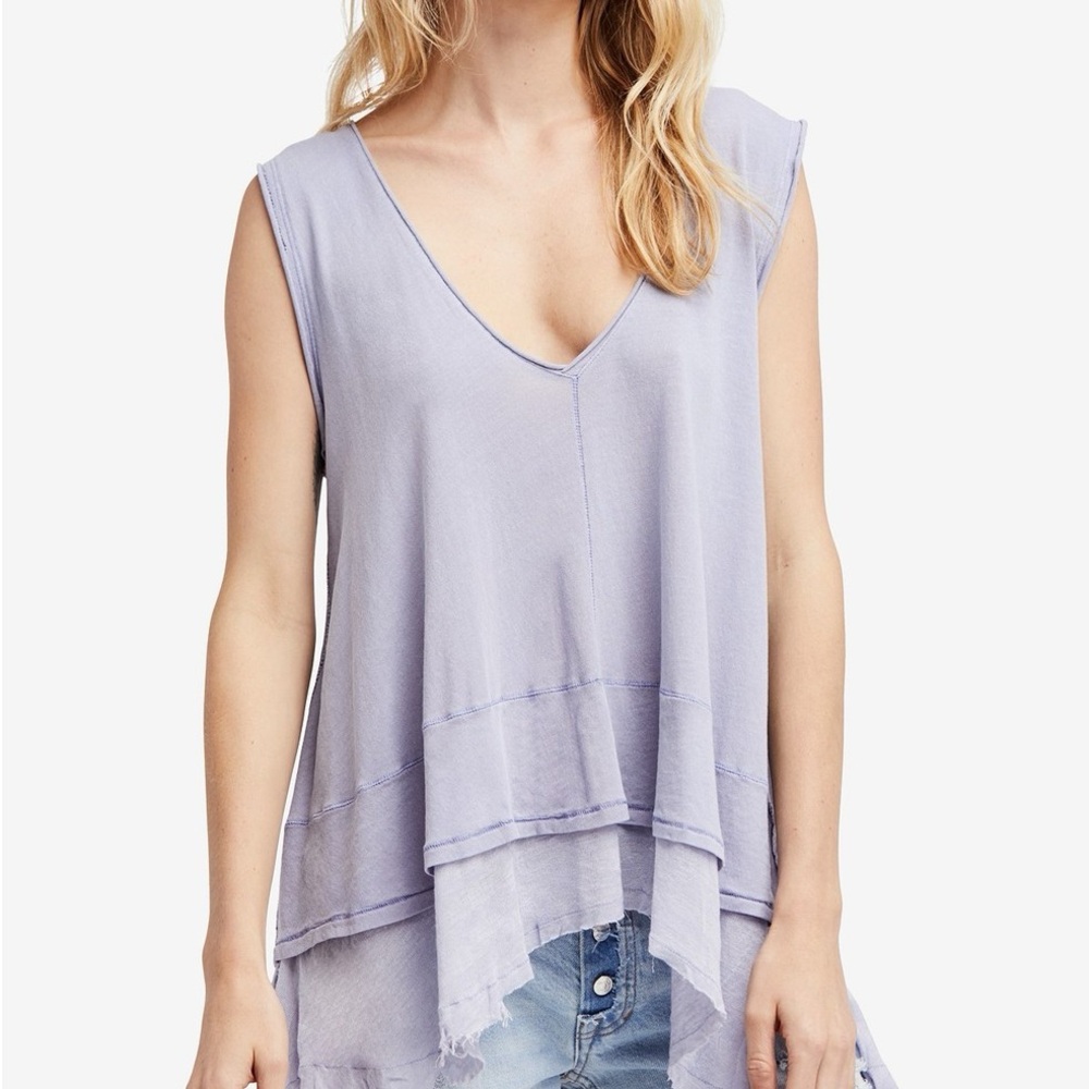 We The Free Purple Tank Top